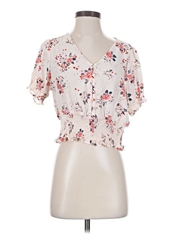 Candie's Short Sleeve Blouse (view 1)