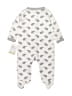 Hb 100% Cotton Print White Long Sleeve Outfit Size 6-9 mo - photo 2