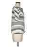 Lands' End 100% Cotton Stripes Ivory Short Sleeve Top Size M (petite) - photo 4