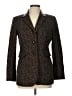 Etcetera Animal Print Brown Blazer Size 10 - photo 1