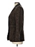 Etcetera Animal Print Brown Blazer Size 10 - photo 5