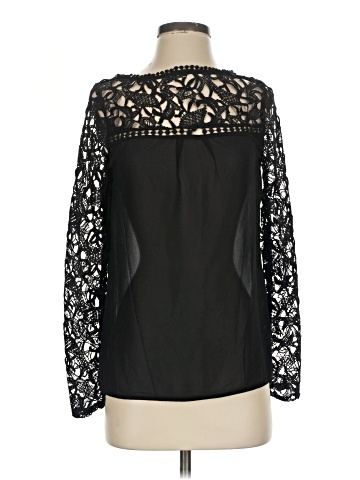 Pink Blush Long Sleeve Blouse - front