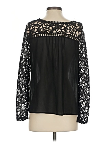 Pink Blush Long Sleeve Blouse - back