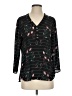 Maurices 100% Polyester Black 3/4 Sleeve Blouse Size S - photo 1