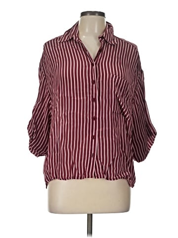 Karina Grimaldi 3/4 Sleeve Button-Down Shirt (view 1)