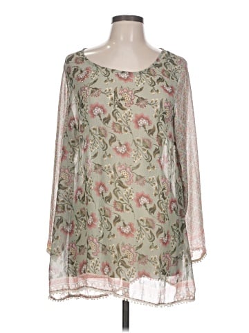 One World 3/4 Sleeve Blouse (view 1)