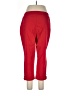 JM Collection Solid Red Active Pants Size L - photo 2