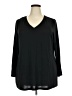 BLOOMCHIC Black 3/4 Sleeve T-Shirt Size 18 - 20 - photo 1