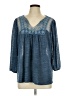 New Directions Blue Pullover Sweater Size L - photo 1
