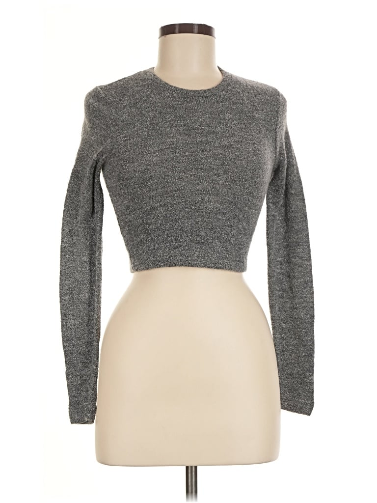 Pre-owned Bcbg Paris Turtleneck Sweater In Gray