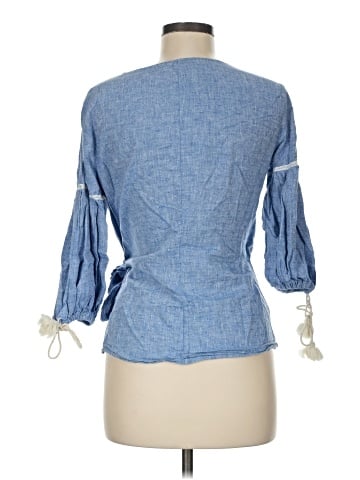 Zara Basic 3/4 Sleeve Blouse (view 2)