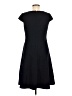 Anne Klein Solid Black Casual Dress Size 8 - photo 2