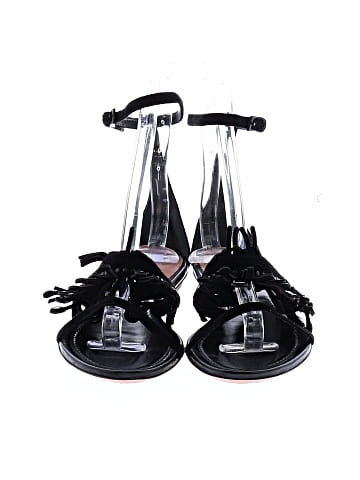 Alaïa Leather Fringe Ankle Strap Sandals (view 2)
