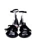 Alaïa Black Leather Fringe Ankle Strap Sandals Size EU 37 - photo 2
