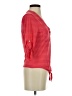 Papaya Red 3/4 Sleeve Blouse Size S - photo 4