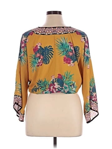 Flying Tomato 3/4 Sleeve Blouse (view 2)
