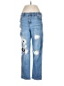 STUDIO BLUE Graphic Blue Jeans Size 29 waist - photo 1