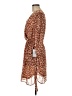 DR2 100% Polyester Animal Print Brown Cocktail Dress Size M - photo 5
