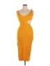 Sandro Yellow Cocktail Dress Size EU (FR) 38 / US 6 - photo 1