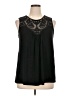 Green Envelope Black Sleeveless Blouse Size 1X - photo 1