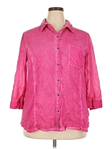 Style&Co 3/4 Sleeve Button-Down Shirt (view 1)