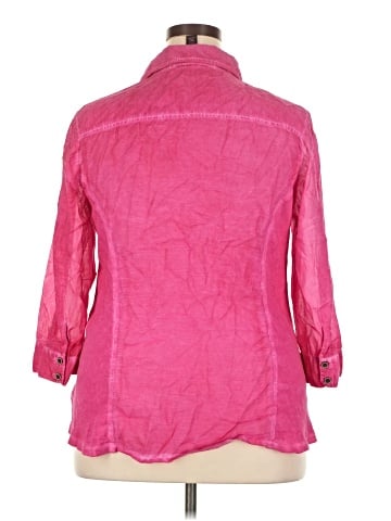 Style&Co 3/4 Sleeve Button-Down Shirt (view 2)
