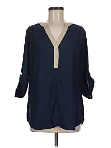 New York & Company 3/4 Sleeve Blouse (view 1)