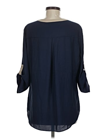 New York & Company 3/4 Sleeve Blouse (view 2)