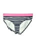 Lands' End Stripes Blue Two Piece Swimsuit Size 12 - photo 1