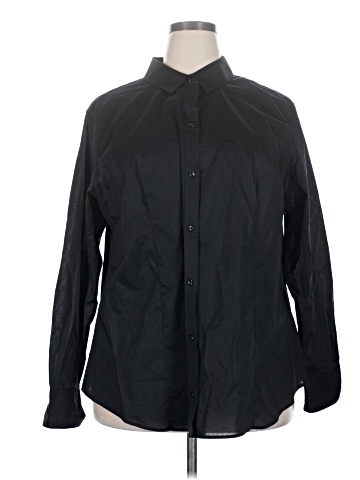 Liz Claiborne Long Sleeve Button-Down Shirt (view 1)