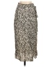 MNG 100% Viscose Animal Print Silver Casual Skirt Size XS - photo 1