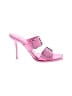 Alexander McQueen Pink Leather Buckle Sandals Size EU 39 - photo 1