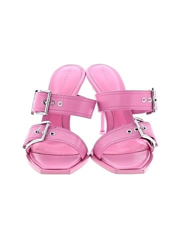 Alexander McQueen Leather Buckle Sandals (view 2)