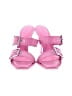 Alexander McQueen Pink Leather Buckle Sandals Size EU 39 - photo 2