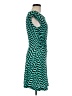 En Focus Studio Chevron-herringbone Teal Casual Dress Size 6 - photo 4