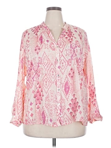 NY Collection 3/4 Sleeve Blouse (view 1)