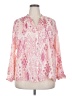 NY Collection Pink 3/4 Sleeve Blouse Size 2X - photo 1