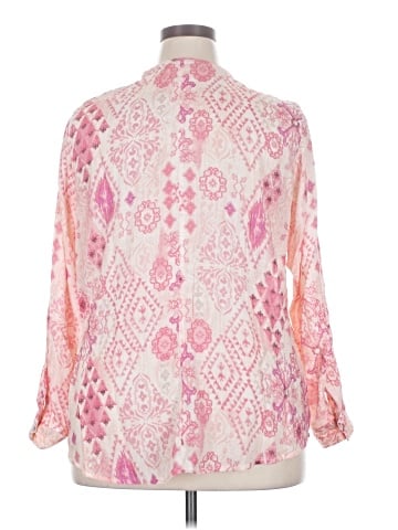 NY Collection 3/4 Sleeve Blouse (view 2)