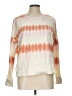 Natural Reflections 100% Cotton Tie-dye Ivory Pullover Sweater Size L - photo 1