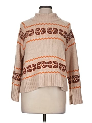Madewell Overbrook Fair Isle Mockneck Sweater (view 1)
