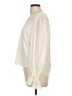 Aqua 100% Polyester Ivory Long Sleeve Blouse Size L - photo 5