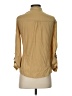 Cache Tan Long Sleeve Silk Top Size S - photo 2