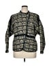 Wrap 100% Cotton Print Gold Jacket Size 14 - photo 1