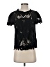 Sundance 100% Viscose Black Short Sleeve Blouse Size XS - photo 1