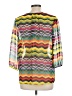 Yahada 100% Polyester Yellow 3/4 Sleeve Blouse Size L - photo 2