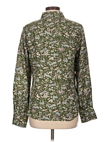 Collection Long Sleeve Silk Top (view 2)