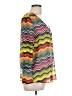 Yahada 100% Polyester Yellow 3/4 Sleeve Blouse Size L - photo 4