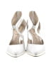 Life Stride Metallic Silver Heels Size 8 1/2 - photo 2