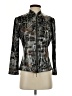 Frank Lyman Design Graphic Silver Jacket Size 4 - photo 1