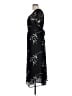 Paradiso 100% Rayon Stars Black Casual Dress Size 12 - photo 5